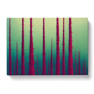 Modern Pine Tree Forest Vol.3 - Wrapped Canvas
