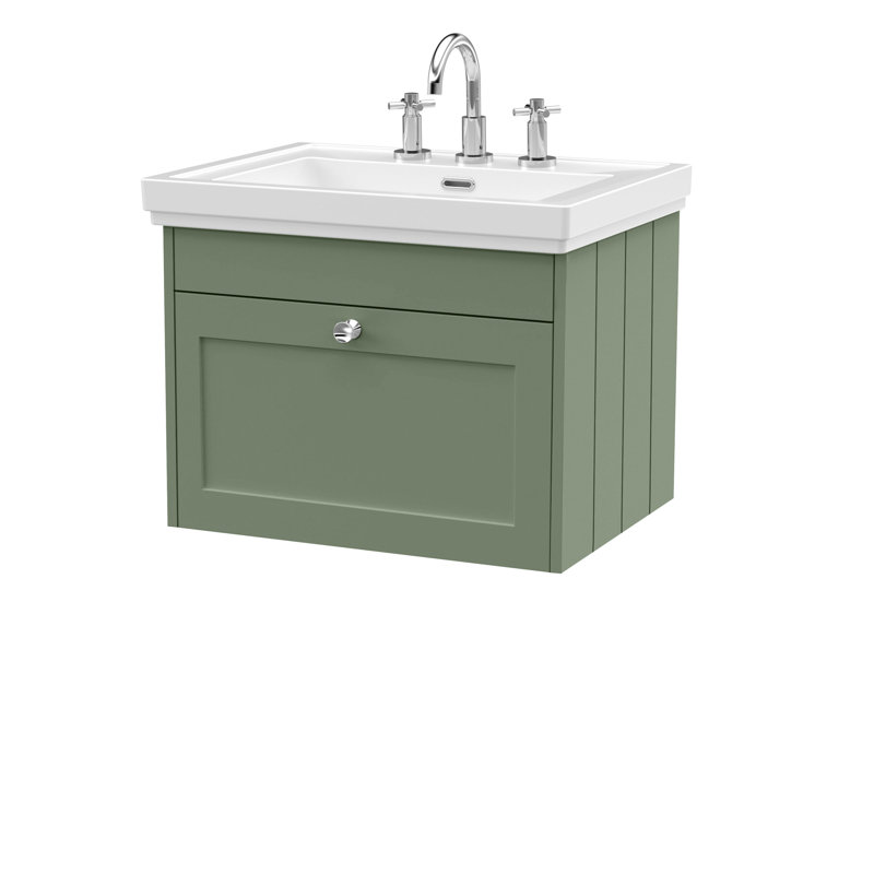 Ashwick 631 mm Bathroom Vanity, Satin Green