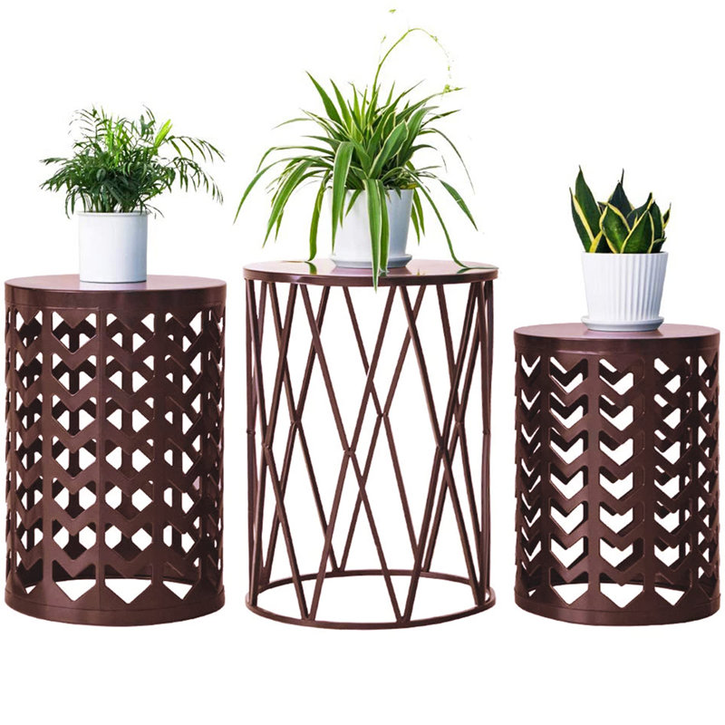 Table de bout Tyanne, Brun