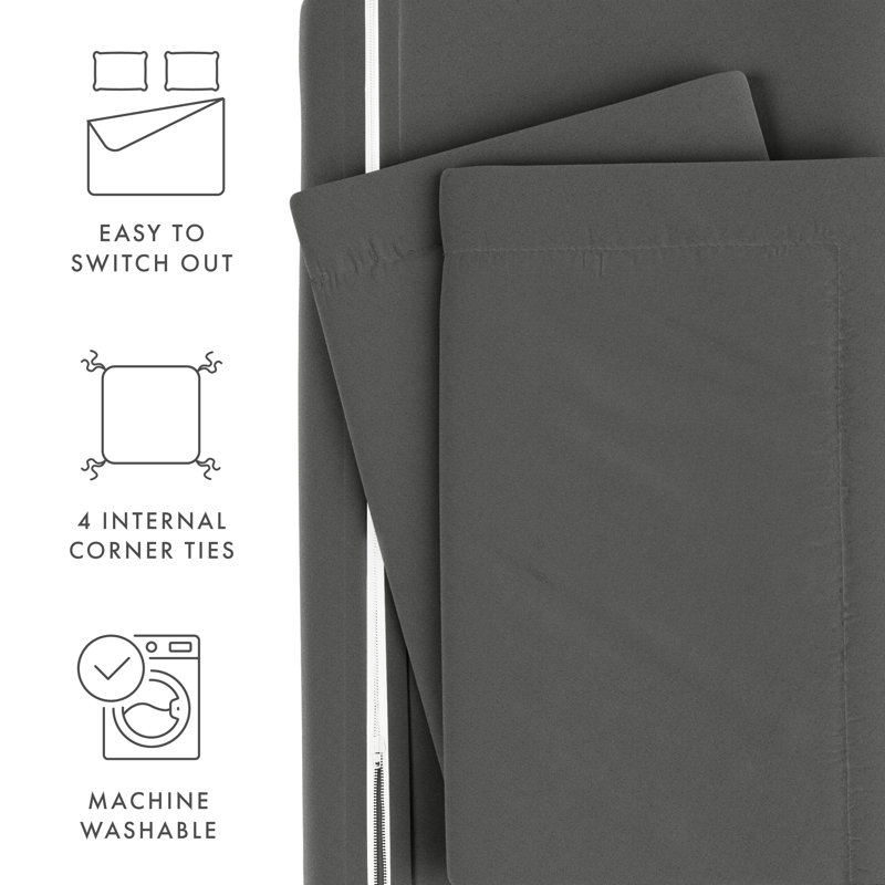 Luxury Ultra Soft Twin/Twin XL Microfiber Duvet Cover Set