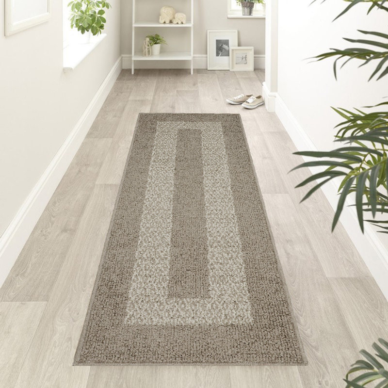 Tapis de couloir antidérapant de luxe à envers en caoutchouc antidérapant Princeton Home Decor