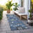Lummus Washable Damask Indoor / Outdoor Rug-433169675