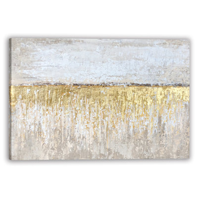 Golden Seacoast - peinture sur toile tendue