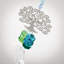 Cristal fantastique grand arbre de vie