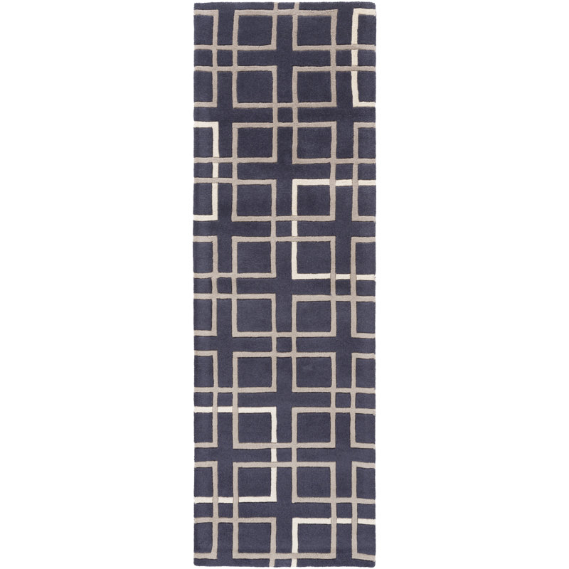 Bandino Wool Geometric Indoor Rug, Runner 2'6" x 8'