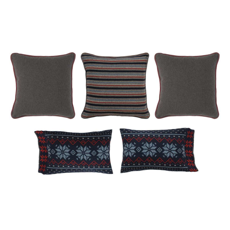 Wooded River Nordic - Value Set - Cal King, California King Coverlet/Bedspread + 5 King Shams