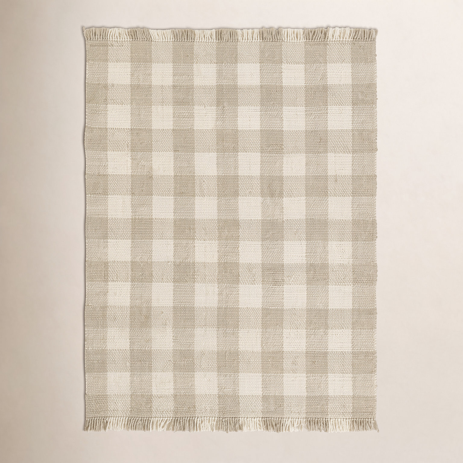 Cosette Hand-Woven Plaid Rug, Rectangle 9' x 12'
