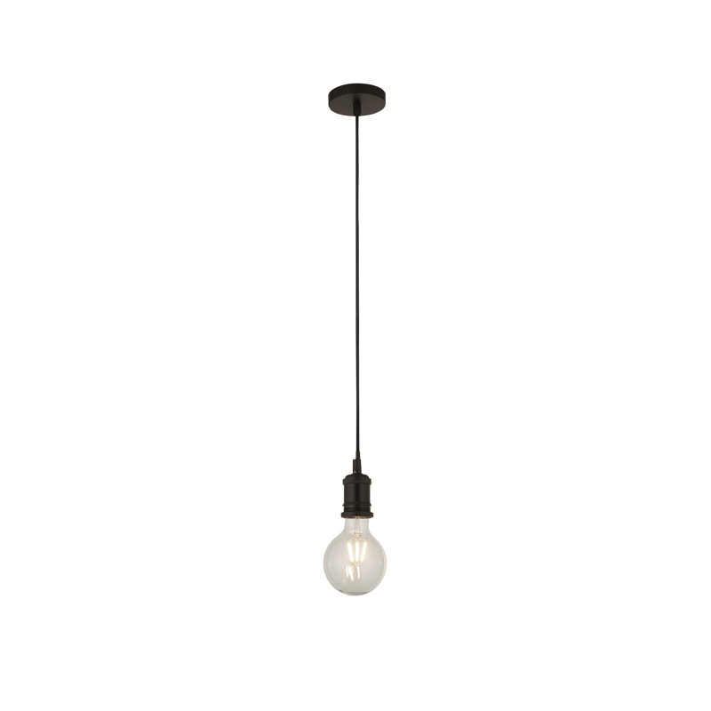 Sarah-Jayne 1 - Light Single Pendant, Matt Black