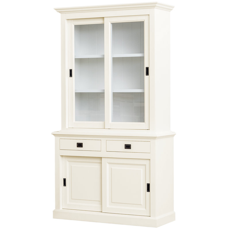Analin Display Cabinet, Cream