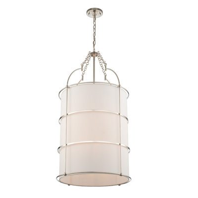 Carson 1 LT Polished Nickel Chandelier Kalco