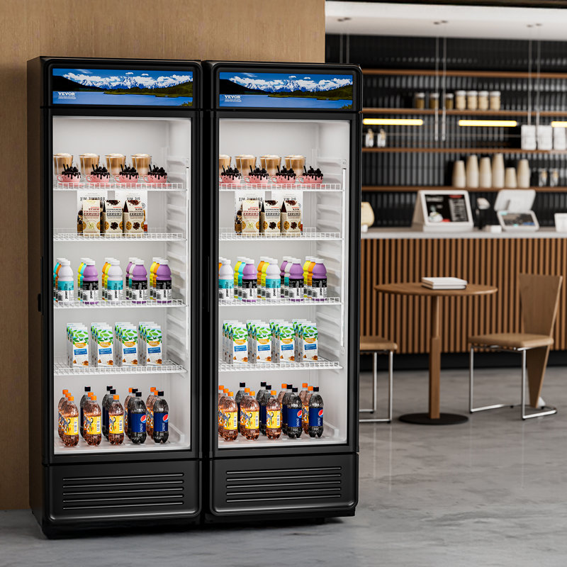 Réfrigérateur commercial à affichage en verre 13,3 CU.FT