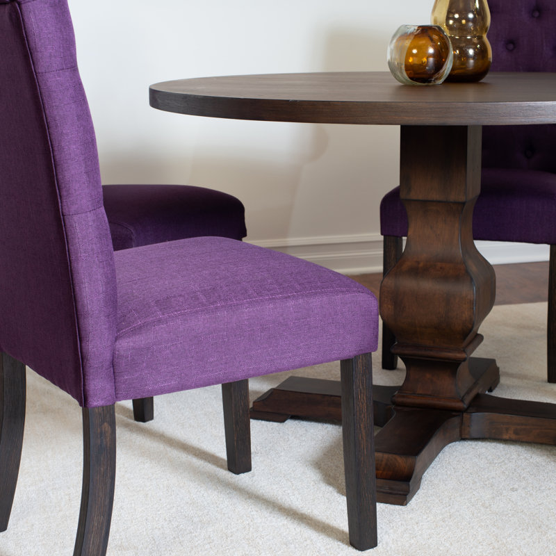 Turnage 4 - Person Pedestal Dining Set, Purple