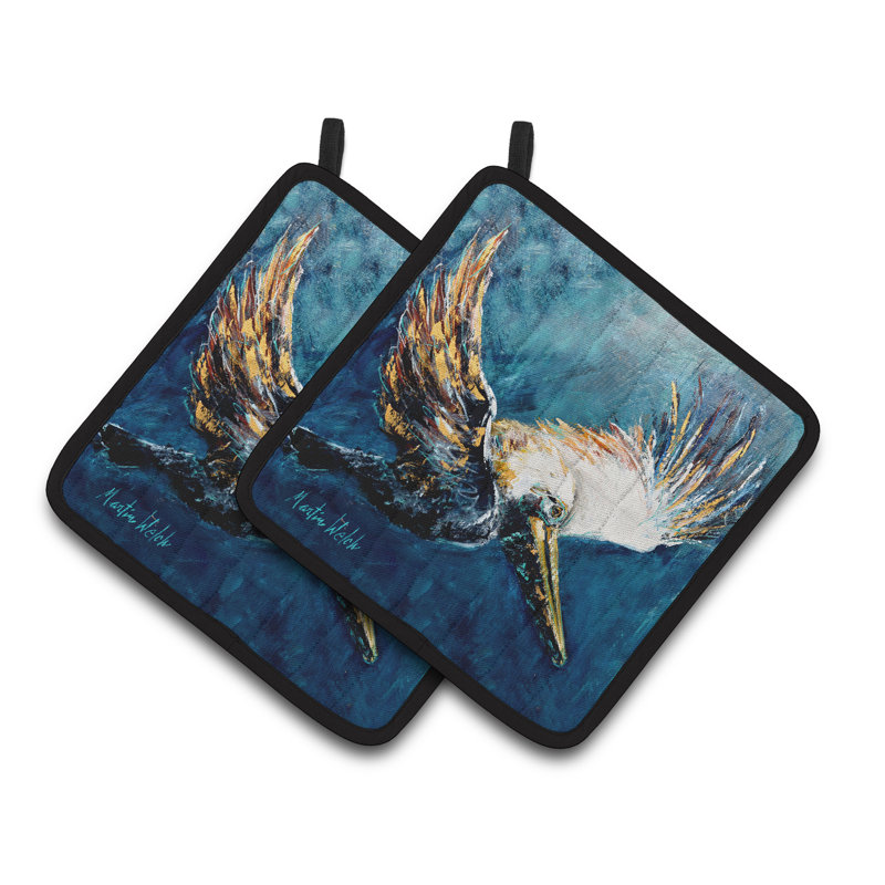 Caroline's Treasures Pelican Polyester Potholder