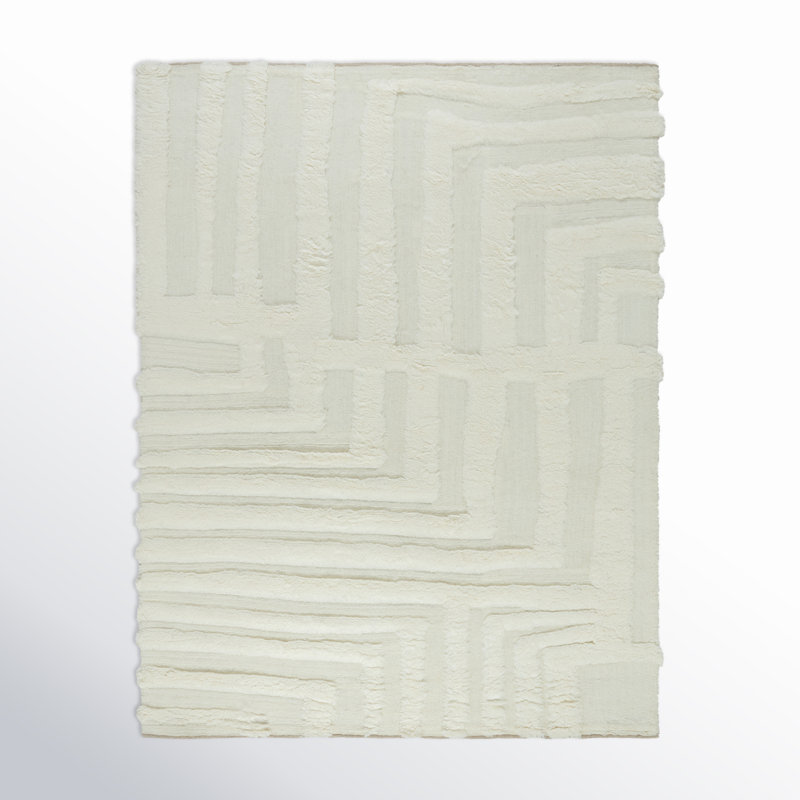 Tapis tissé à la main Hanoi, Rectangle 8 pi x 10 pi