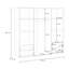 ORKNEY 4 Door Manufactured Wood Wardrobe
