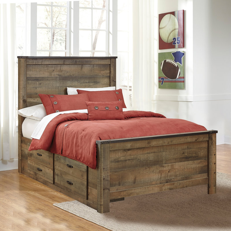 Horvath Bed with 2 Storage Drawers, Full