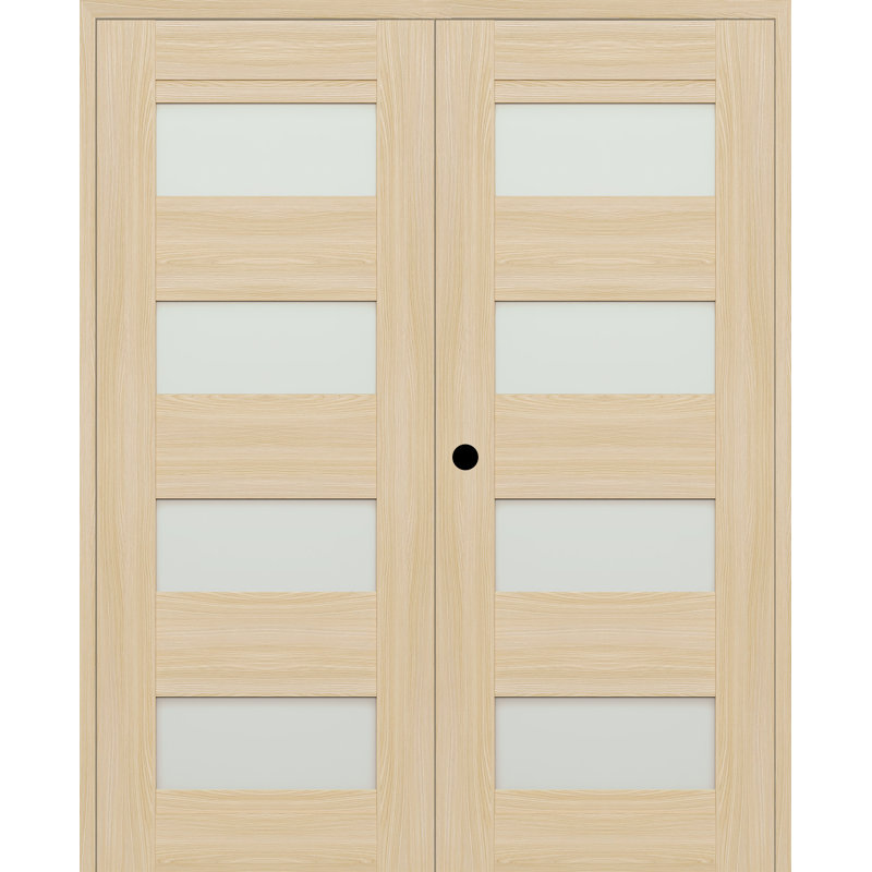 Porte standard en bois manufacturé Avon, Frêne, 55,5 po x 79,375 po
