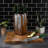 Rotating Magnetic Knife Block - Natural Acacia Hardwood Knife Stand with 360 Degrees Rotation -  Ultra Strong Neodymium Magnets - Universal Knife Holder Storage For Kitchen Counter