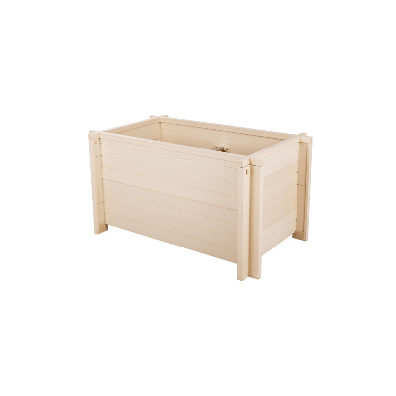 Jardinière rectangulaire surélevée pour fleurs et herbes, H 15 po x l 30 po x P 18 po