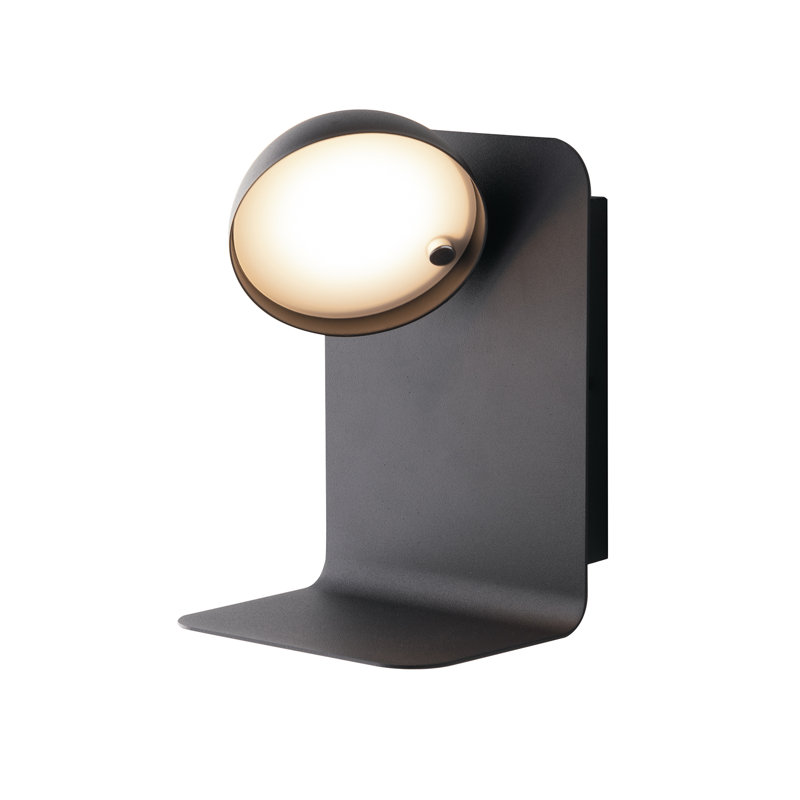 Colunga LED Flush Mounted Sconce, Black