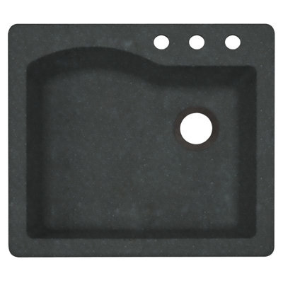 25'' L Single Bowl Quartz Kitchen Sink
