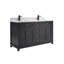 60" Finish Solid Wood Sink Vanity With 1' Artificial Stone Top-536285169-536284943