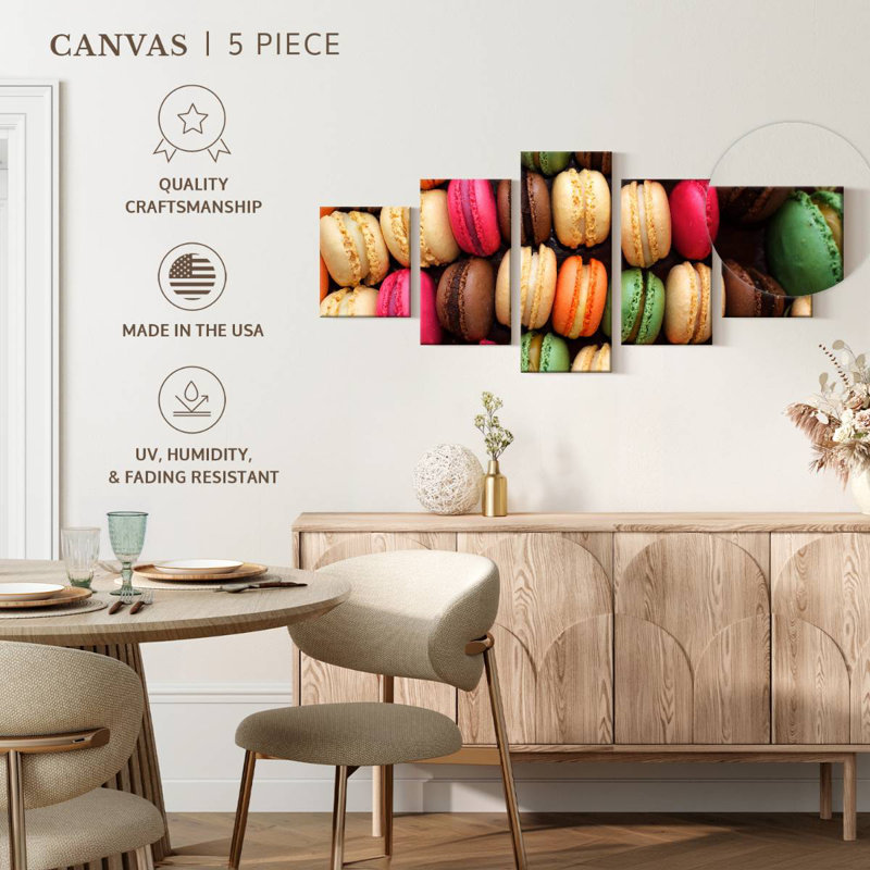 Macarons, 36" H x 80" W