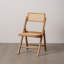 Alleson 47cm H Folding Side Chair in Beige