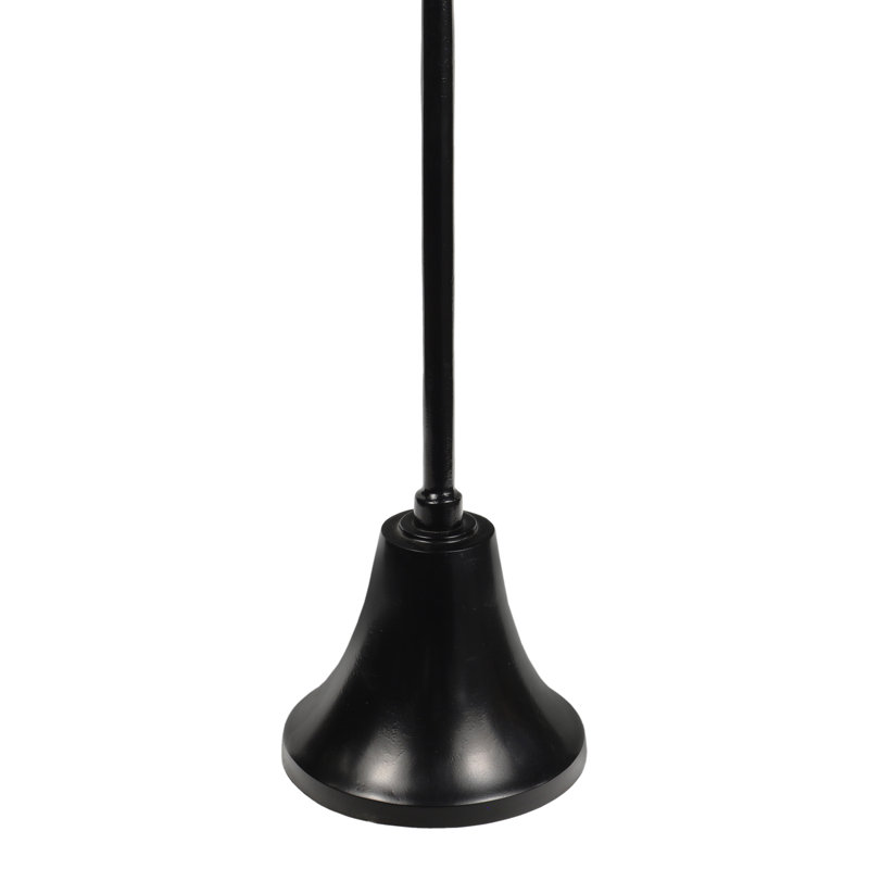 Irida Modern 24" Hammered Antique Black Round Pedestal Drink Table, Matte Metal Accent Martini Side Table for Living Room & Bedroom