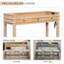 Ensemble de table de salle à manger 4 pièces avec 3 tabourets-213699379-255344729