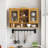35.4"Retro 2 Door Sliding Cabinet Three Layers Of Storage Space,Suitable For Bathrooms,Kitchens,Dining Rooms,Natural-368015446