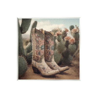" Cowboy Boots & Cactus "
