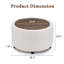 Table basse ronde avec rangement Teddy-870065603