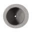 Pot à fleurs extérieur en oxyde de magnésium gris pierre - 23,97 po de hauteur, 9,67 de largeur, 9,44 de profondeur, 13,44 lb H, l, P, Lb.