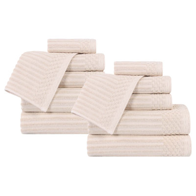 Ruvins 12-Piece Cotton Towel Set