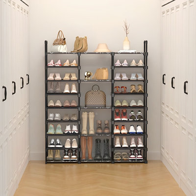 36 Pair Stackable Shoe Rack