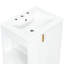 Meuble-lavabo de 24 po avec lavabo facile à nettoyer, porte à fermeture en douceur, rangement latéral ouvert, pieds en céramique compatibles avec robinet de 8 po, armoire