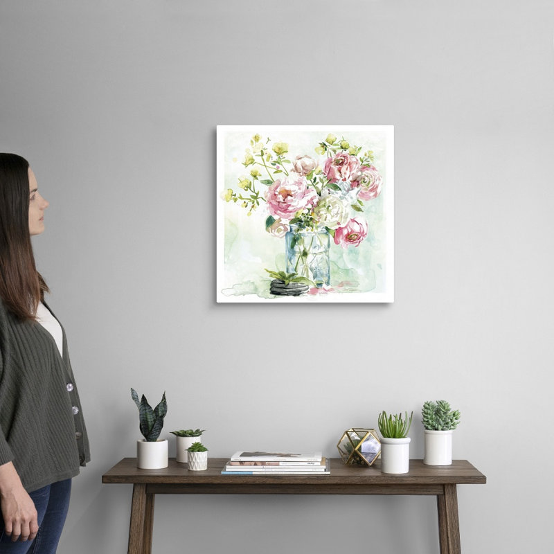 Asbury Garden Belle Bouquet I - reproduction d'art sur toile, H 20 po x l 20 po x P 1,25 po, Toile tendue