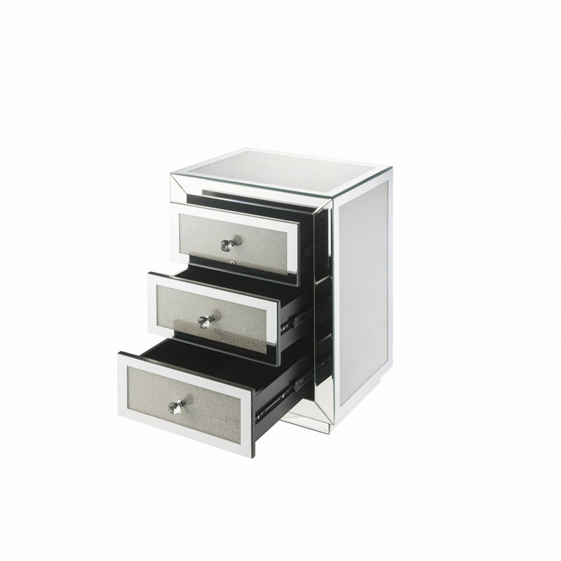 Table d'appoint en miroir