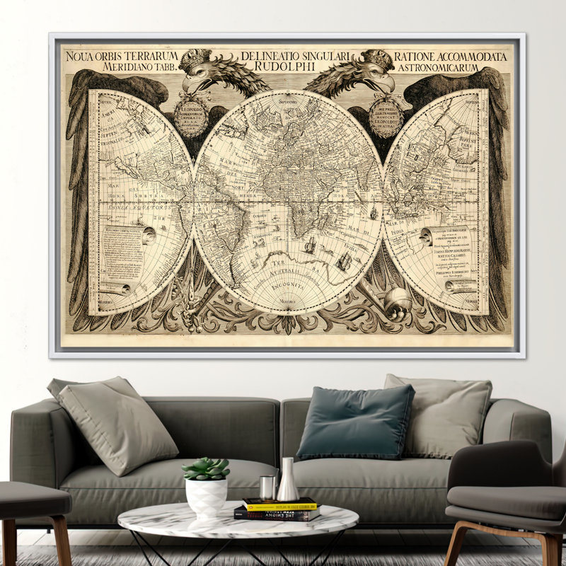 Print on Canvas, 60 cm H x 90 cm W, White Floater Framed