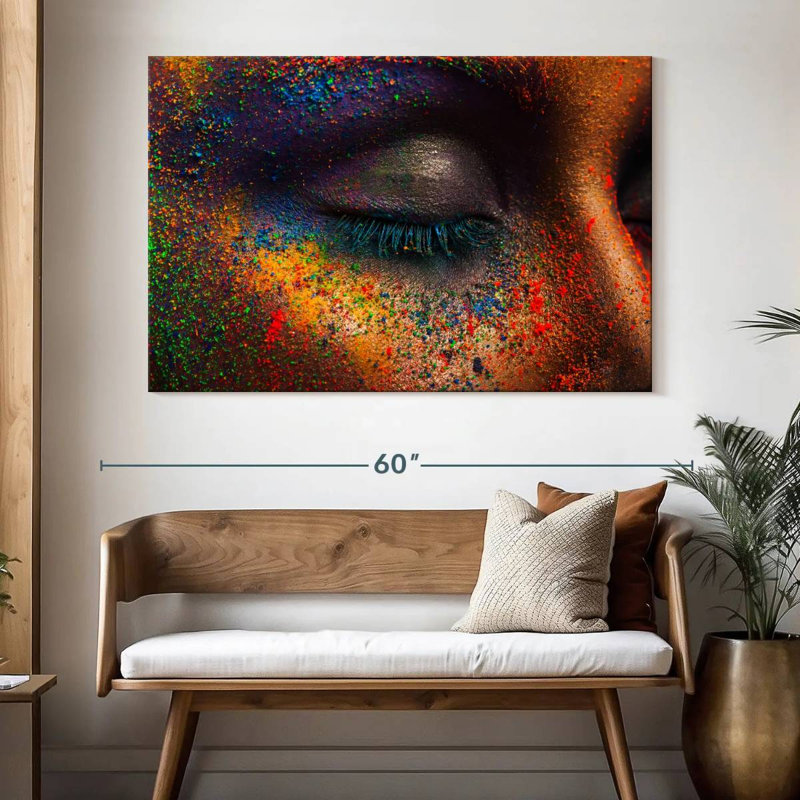 Shuttleworth Creative Speckled Makeup, 34" H x 51" W