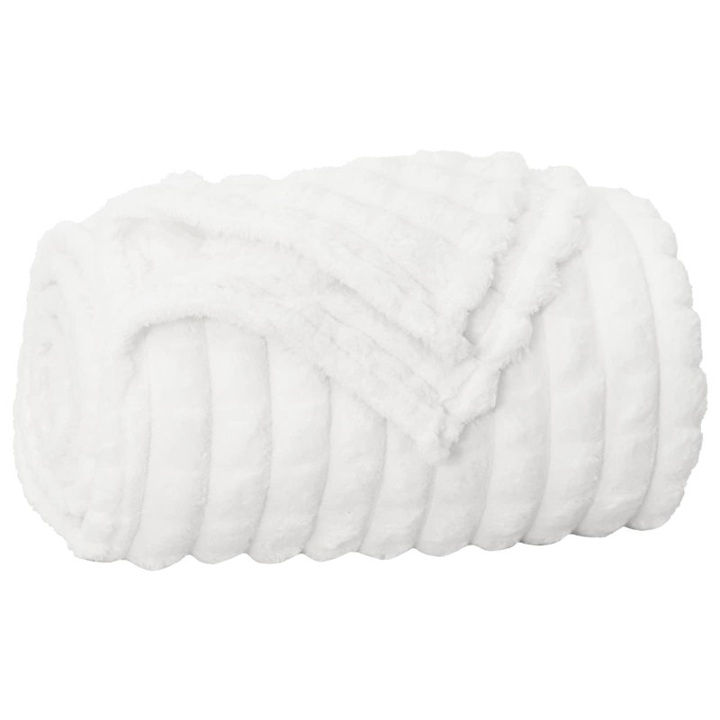 5.2-31 Throw Blanket, 150cm x 130cm, White