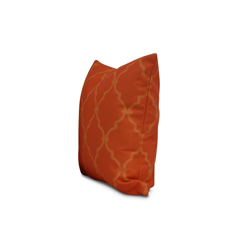 Reversible Throw Pillow, 20" x 20", Pumpkin