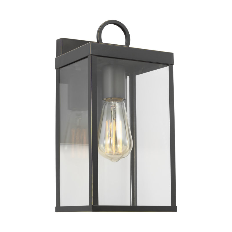 Howell Wall Lantern, Antique Bronze, 12.5" H x 6" W x 5.75" D