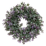 Faux Lavender 21'' Wreath