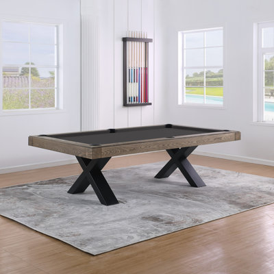 Texas II 8' Slate Pool Table with Steel Legs