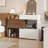 Expandable Storage Dresser With Rustic Style