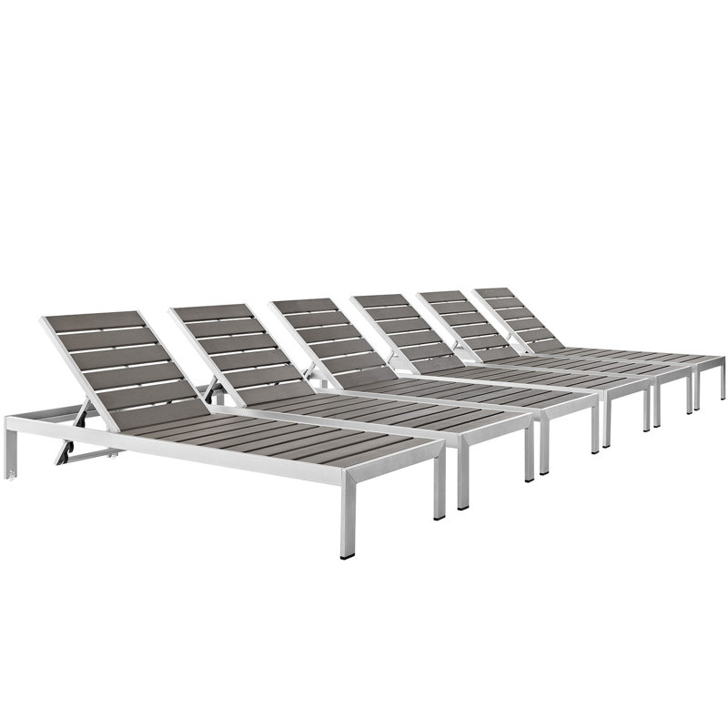 Chaise d'extérieur en aluminium Shore