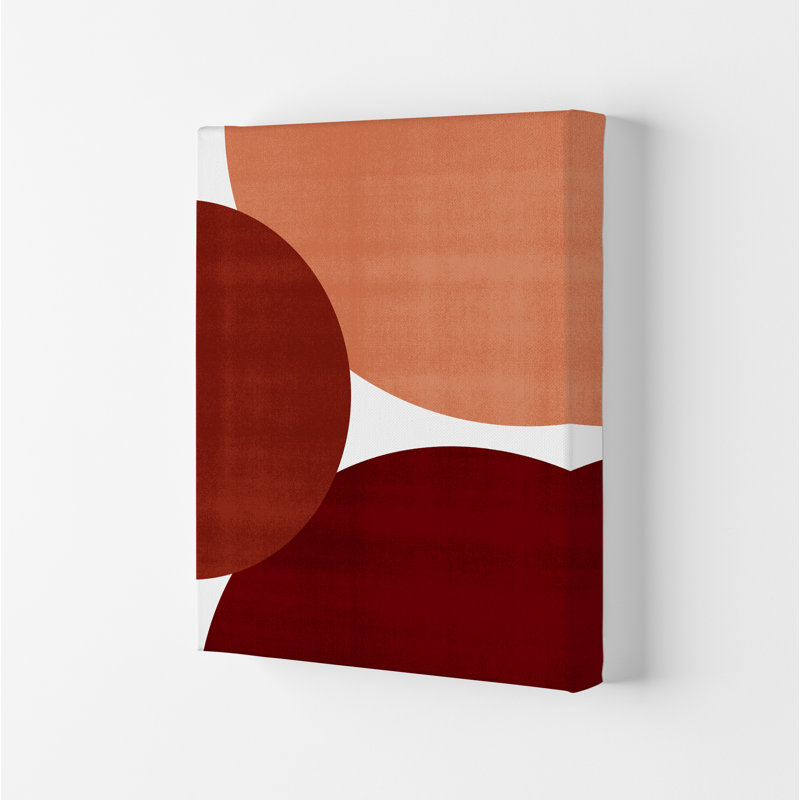 Abstract Art Reds Original - Print, 84.01cm H x 59.4cm W x 4cm D, No Frame