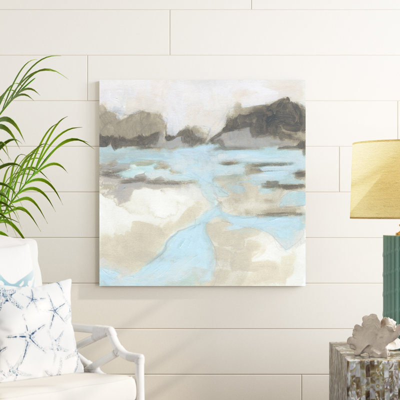 «Neutral Plain II» par June Erica Vess - peinture sur toile tendue, H 36 po x l 36 po